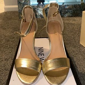 Nine West Gold Heel